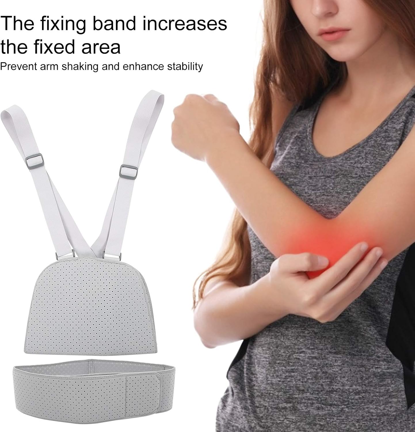 Milltrip Arm Sling Support with Fixing Band for Broken Fractured Dislocation Sprains