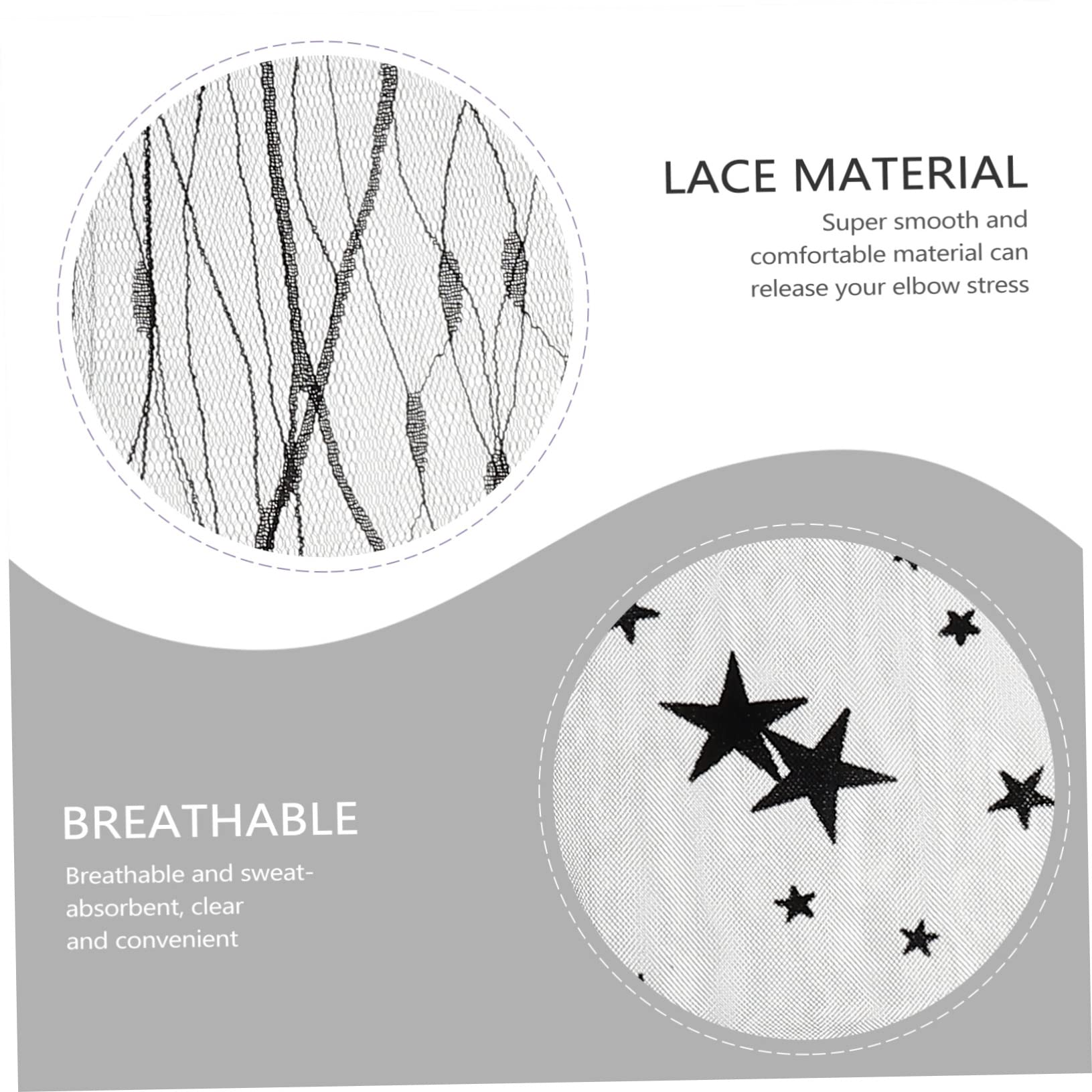 Manchons de Bras en Dentelle Ultra-fins pour Femmes, Protection Solaire sans Doigts, Confortables et Élégants, Lot de 3 Paires pour Conduite et Randonnée