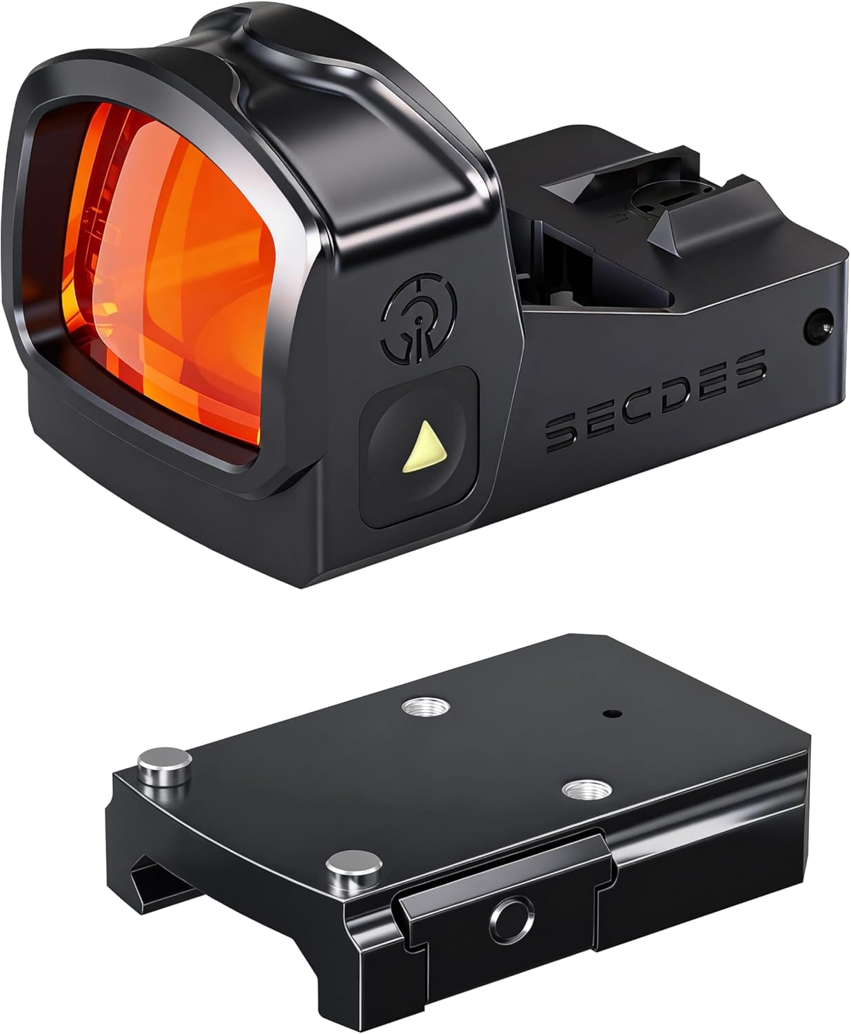 Tactical Open Reflex Sight, Multi-Reticle (3 MOA Dot & 32 MOA), 7075-T6 Aluminum with Hard Anodized, Motion Awake, Red Dot Sights for RMR/SRO/407C/507C Footprint, Includes Aluminum Picatinny Mount