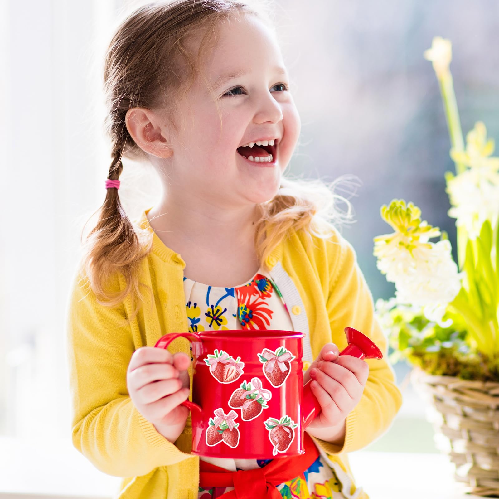 AnyDesign Lot De 480 Autocollants En Forme De Nœud Rose 16 Styles Aquarelles Mignons Pour Bouteilles D'eau, Ordinateur Portable, Scrapbooking, Décoration De Bagages