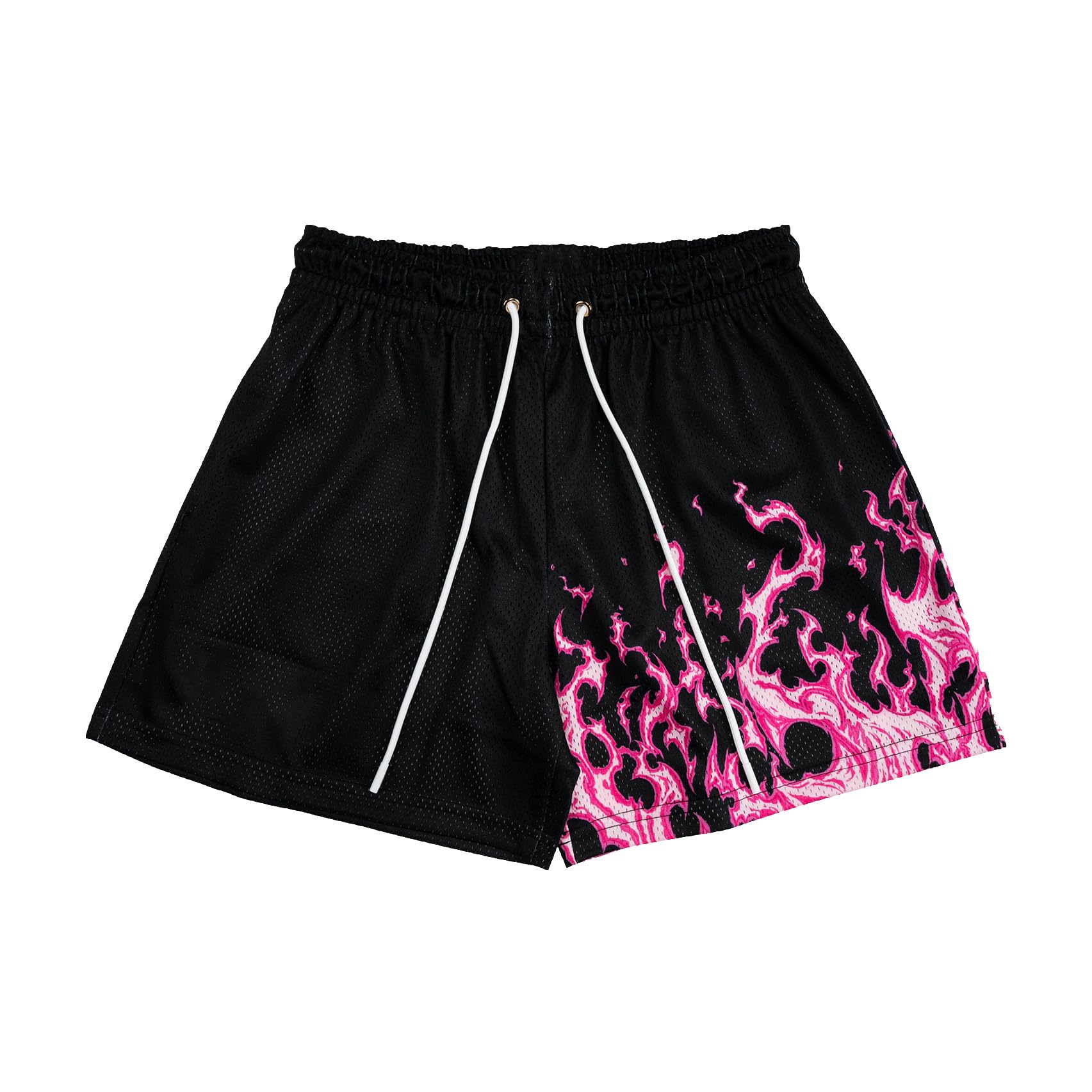 DIOTSR Mens Graphic Shorts Cool Streetwear Basketball Shorts Athletic Running Shorts Drawstring Waist