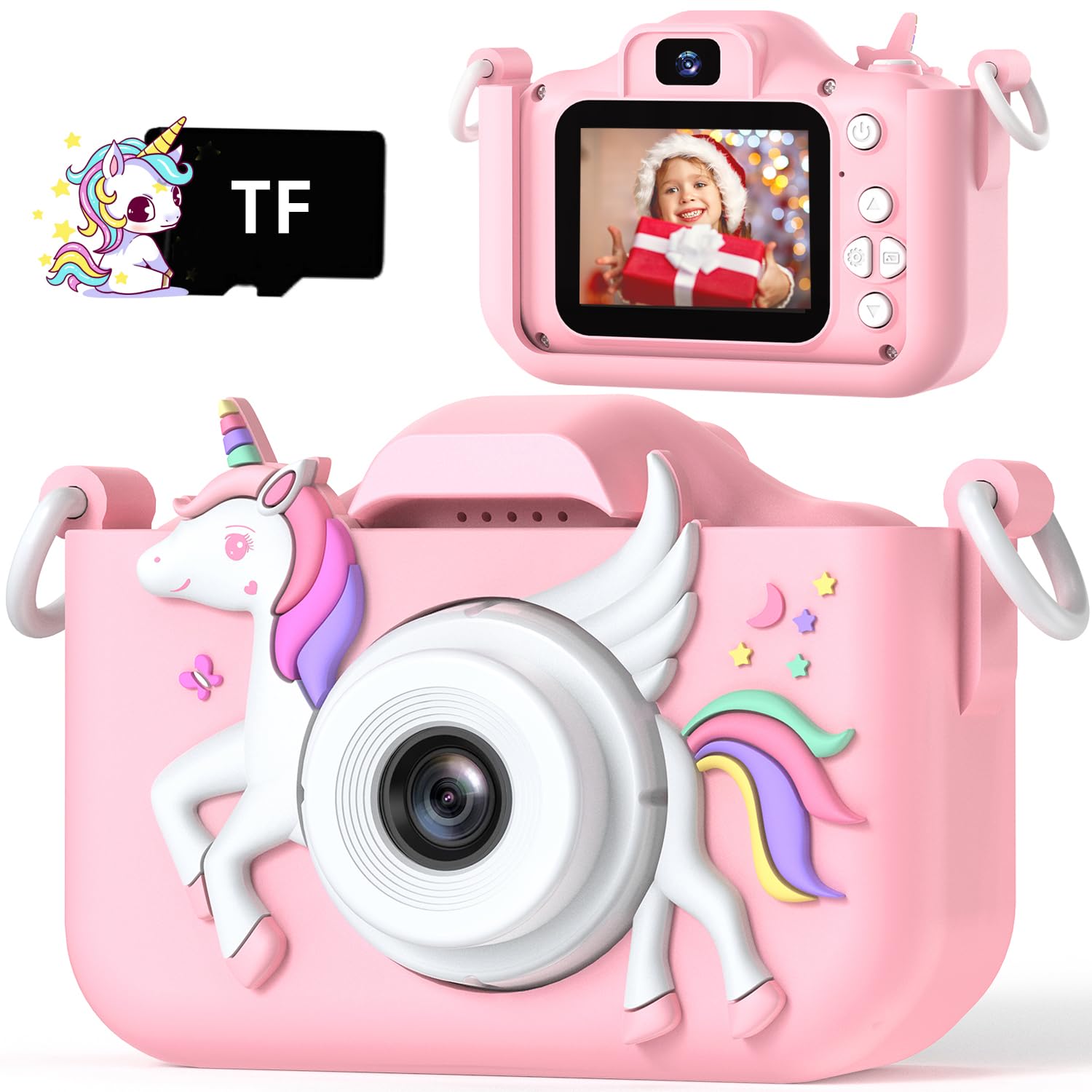 HOOMOON Upgrade Kids Camera for Girls