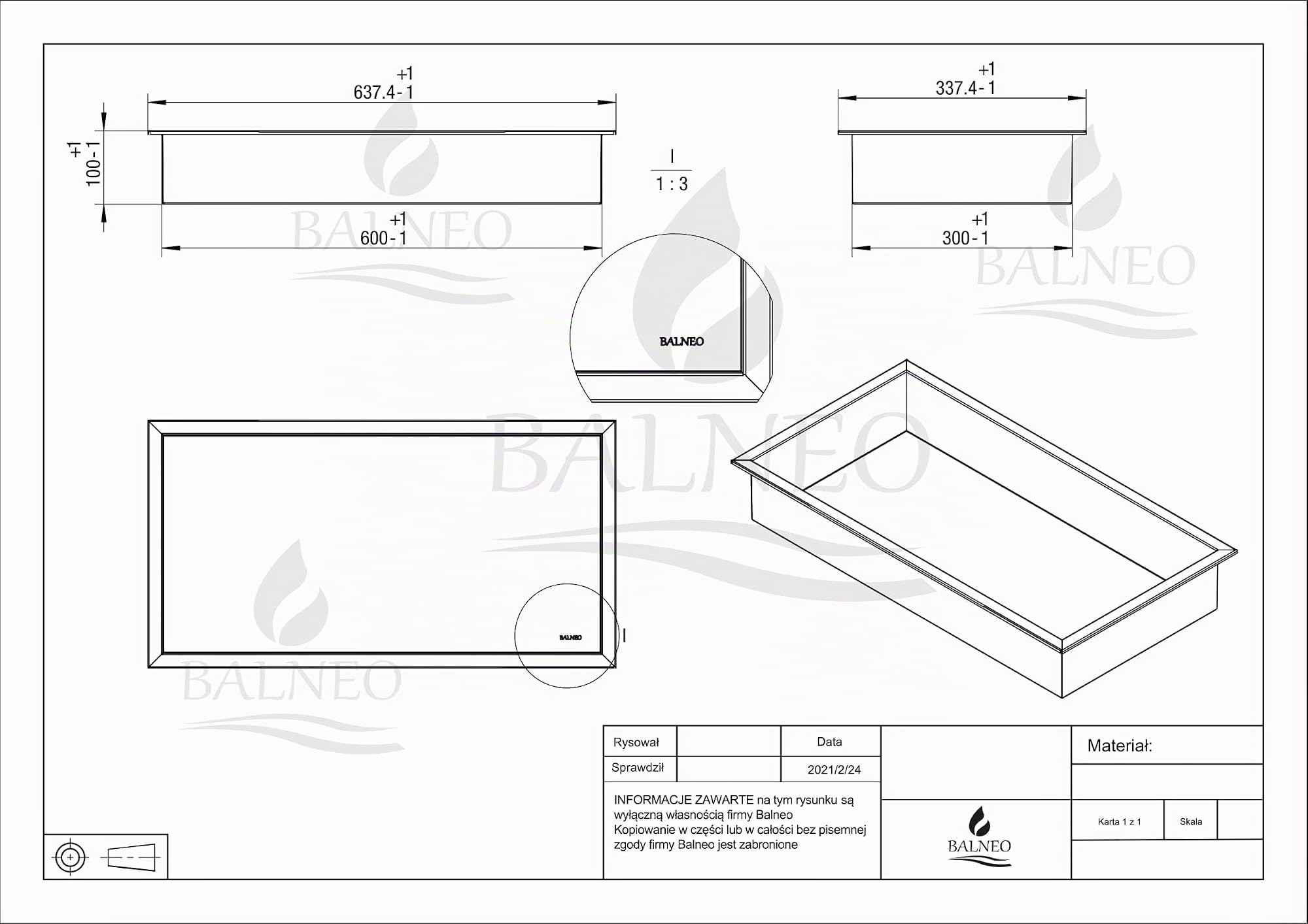 WALL-BOX ONE Nicho de Ducha de Pared de Acero Inoxidable Blanco 60x30x10cm Blanco, Impermeable, Instalación de Nicho Flexible, Nicho para Utensilios de Baño, Sin Azulejos