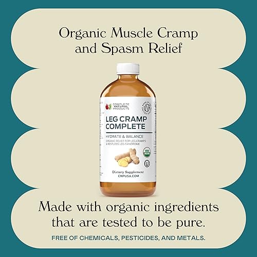 Miniatura 8 de Leg Cramp Complete 16oz - Líquido natural orgánico Amish para aliviar los calambres musculares, pies y piernas, vitaminas y suplemento