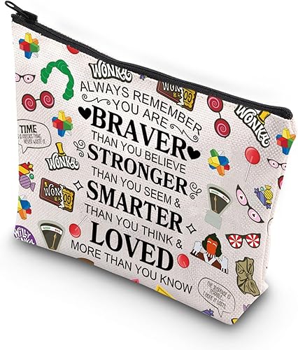 Miniatura 1 de WSNANG Willy - Bolsa de viaje reutilizable con diseño musical de The Chocolate Factory Wonka, regalo para fanáticos de Wonka, regalo para amantes