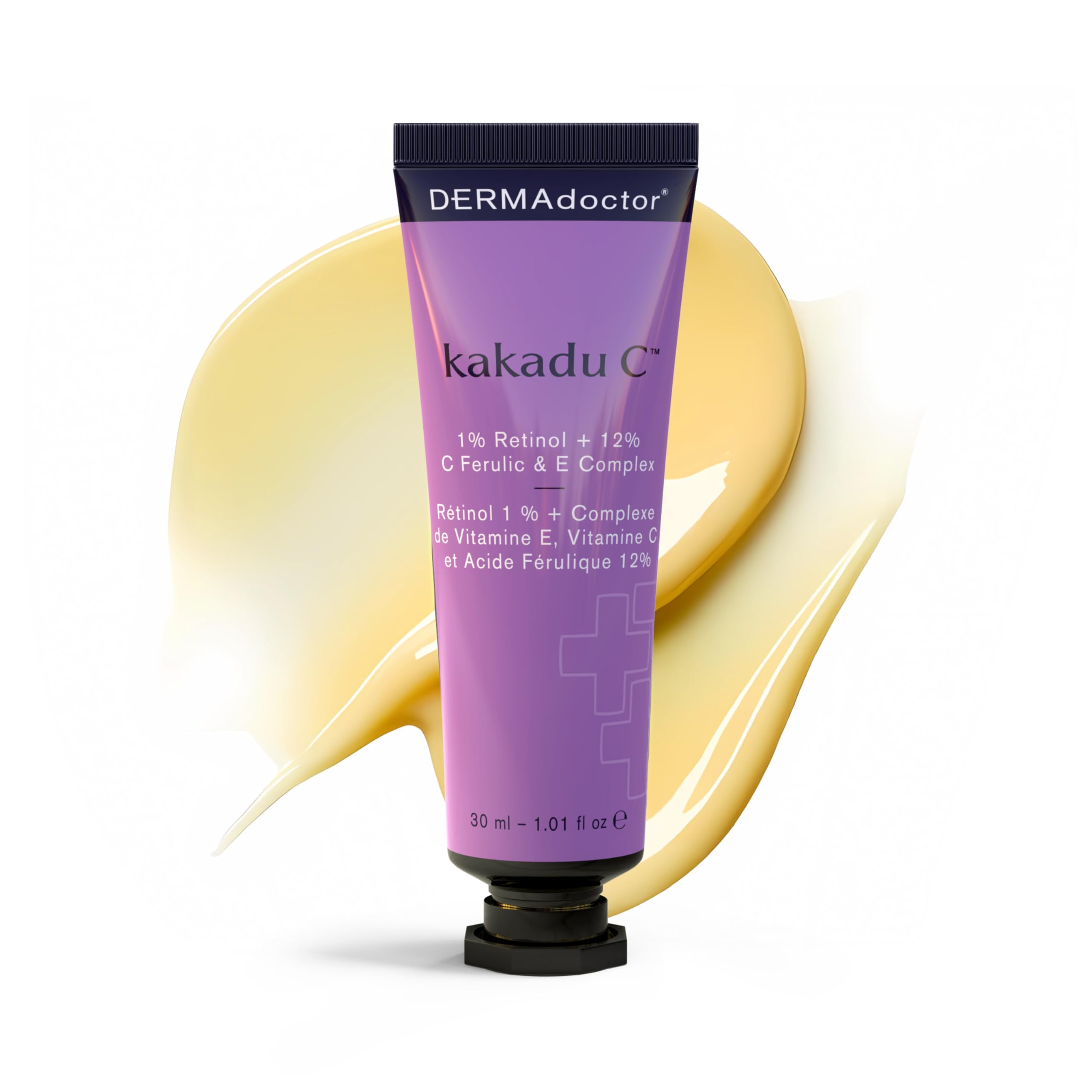 DERMAdoctor Kakadu C 1% retinol + 12% C Ferulic & E Complex krem przeciwstarzeniowy, 1,01 fl oz