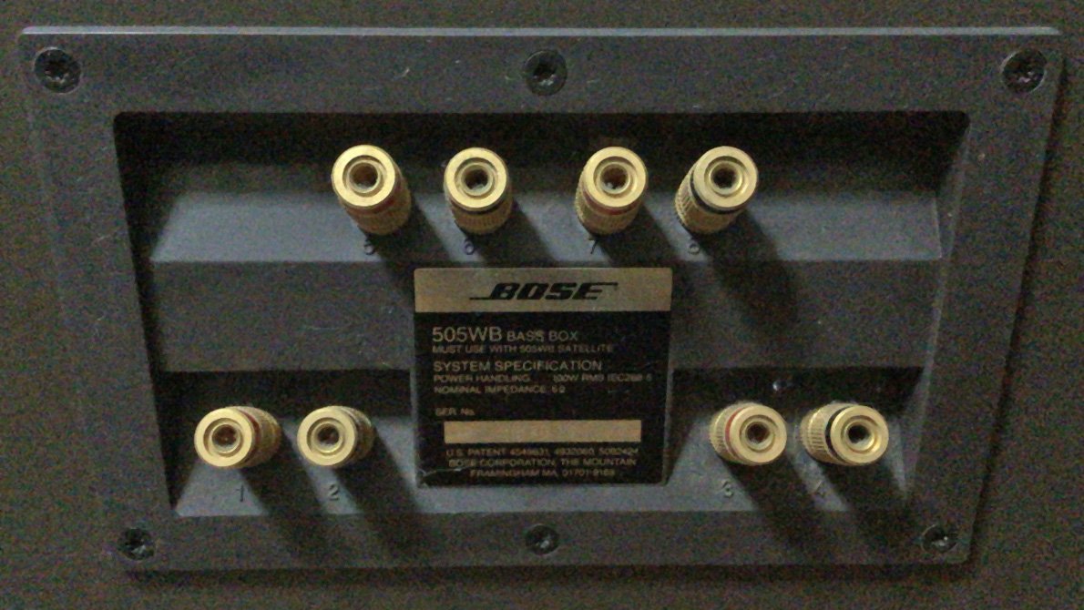 Amazon.co.jp: Bose 2.1ch Speaker System 505WB Pre-Owned : Electronics