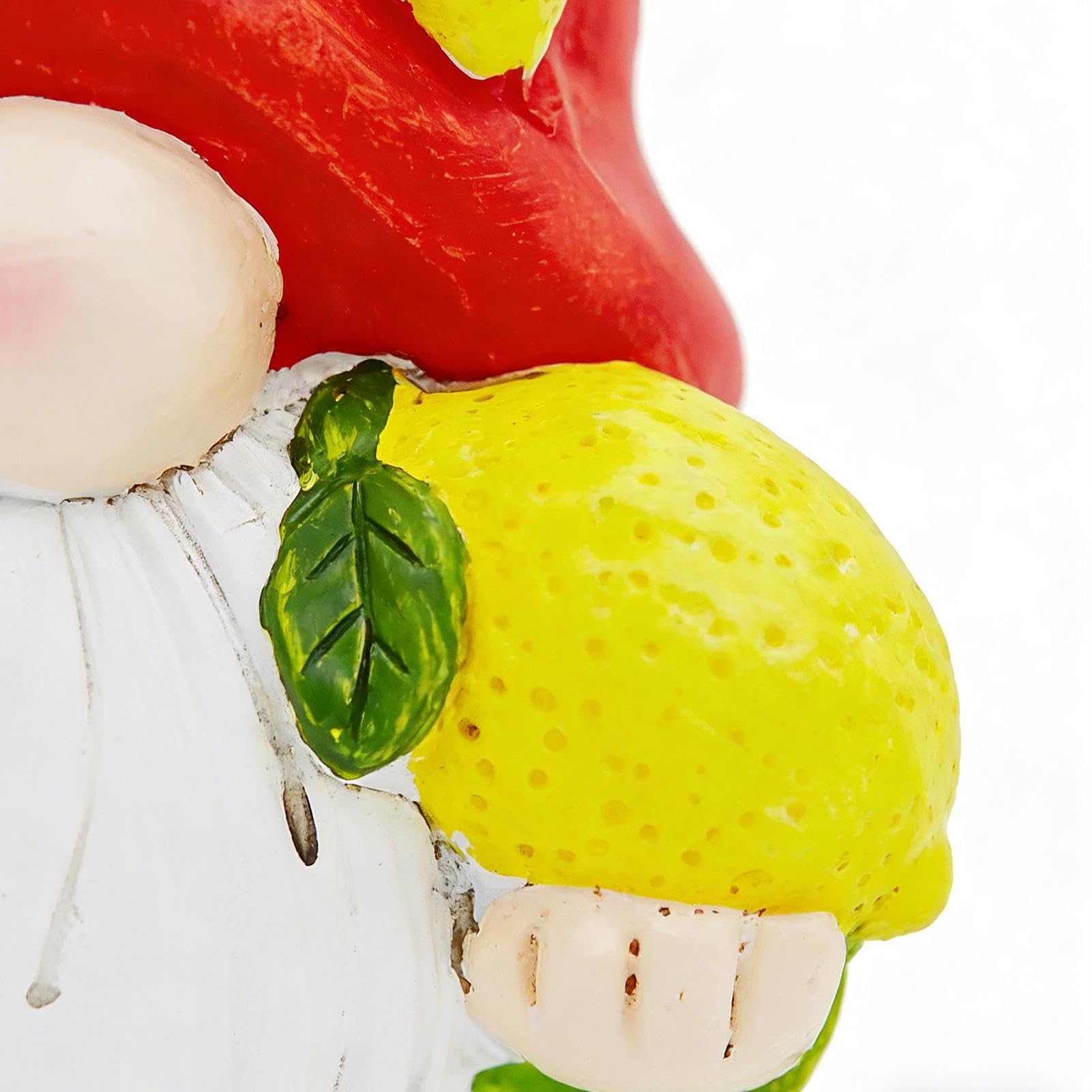 Figuras de gnomos pequeños | Escultura enana con temática de frutas | Decoración de escultura enana | para mesas, estanterías, alféizares, patio, dormitorio, estudio, guardería, mesita de noche