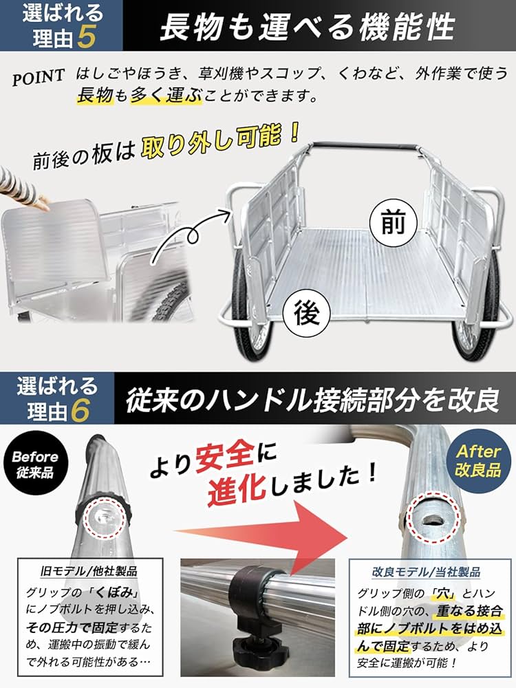 【ブルーシート付】リヤカー アルミ 折りたたみ ノーパンク 耐荷重150kg ブルーシート付】リヤカー アルミ 折りたたみ ノーパンク 耐荷重