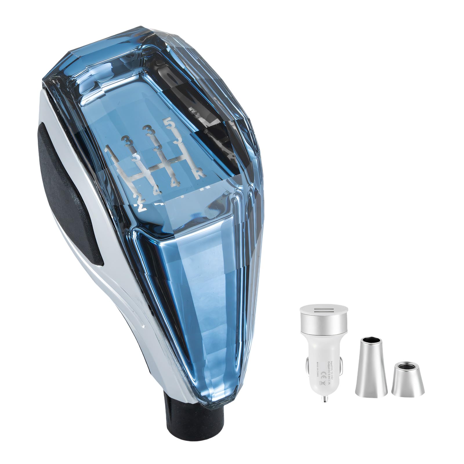 Albertro 135 24R Multiple Color Shifter Knob With Bright Led Lights For Unique Driving Atmospheres Enhancement Replacement Shifter Knob Led Illuminated With Multiple Color Option For Enhances Car Interior Ambiences