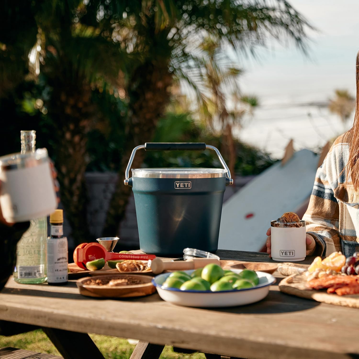 YETI Rambler Getränkekübel Mit Deckel, Key Lime, 7.6 L