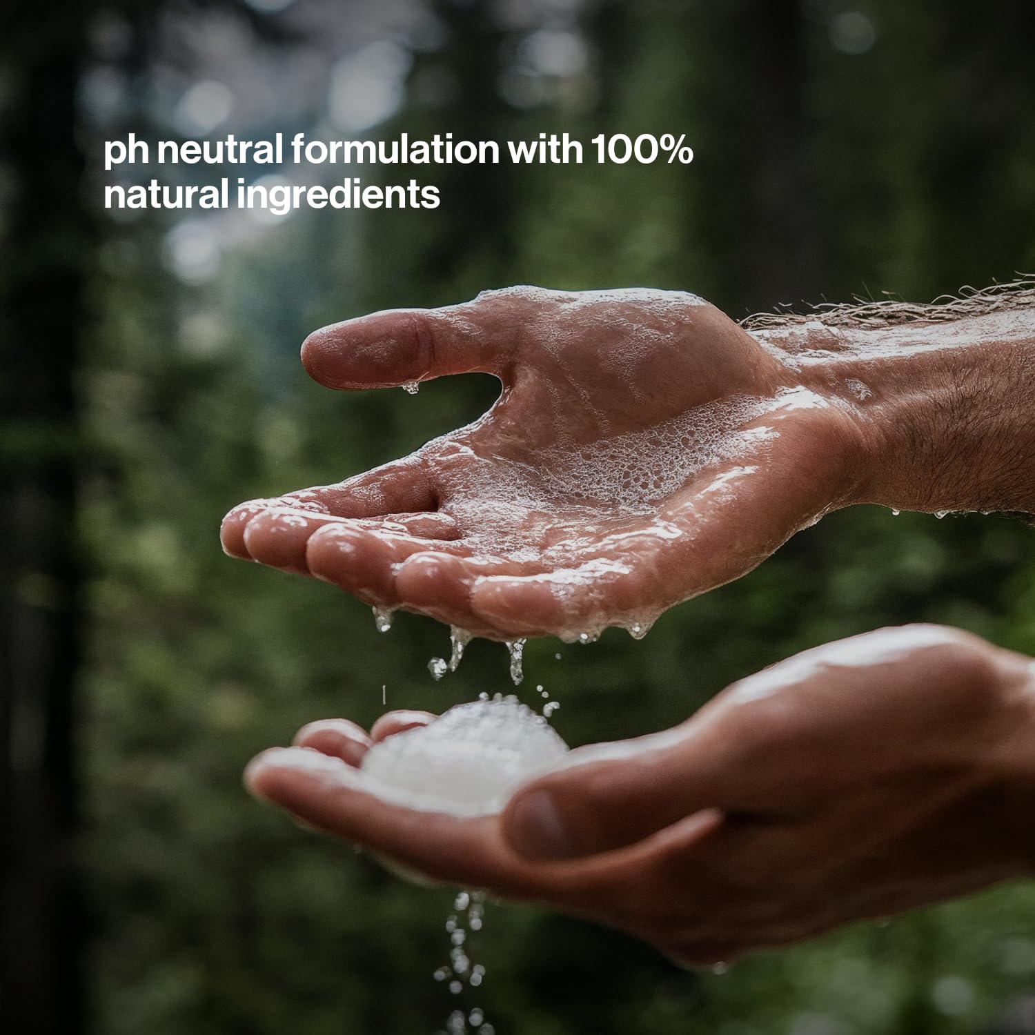 Gel de ducha Mountain Rain Shower de 300 ml + relleno de 600 ml, gel de ducha natural para frescor diario de montaña, pH neutro, revitalizante, hidratante, suave, hecho suizo