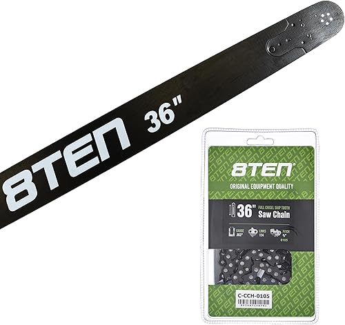 8TEN Barra guía de motosierra de 36 pulgadas y cadena .063 38 114DL para Stihl 039 036 041 064 GB Silver Streak 30030006053 H50S114