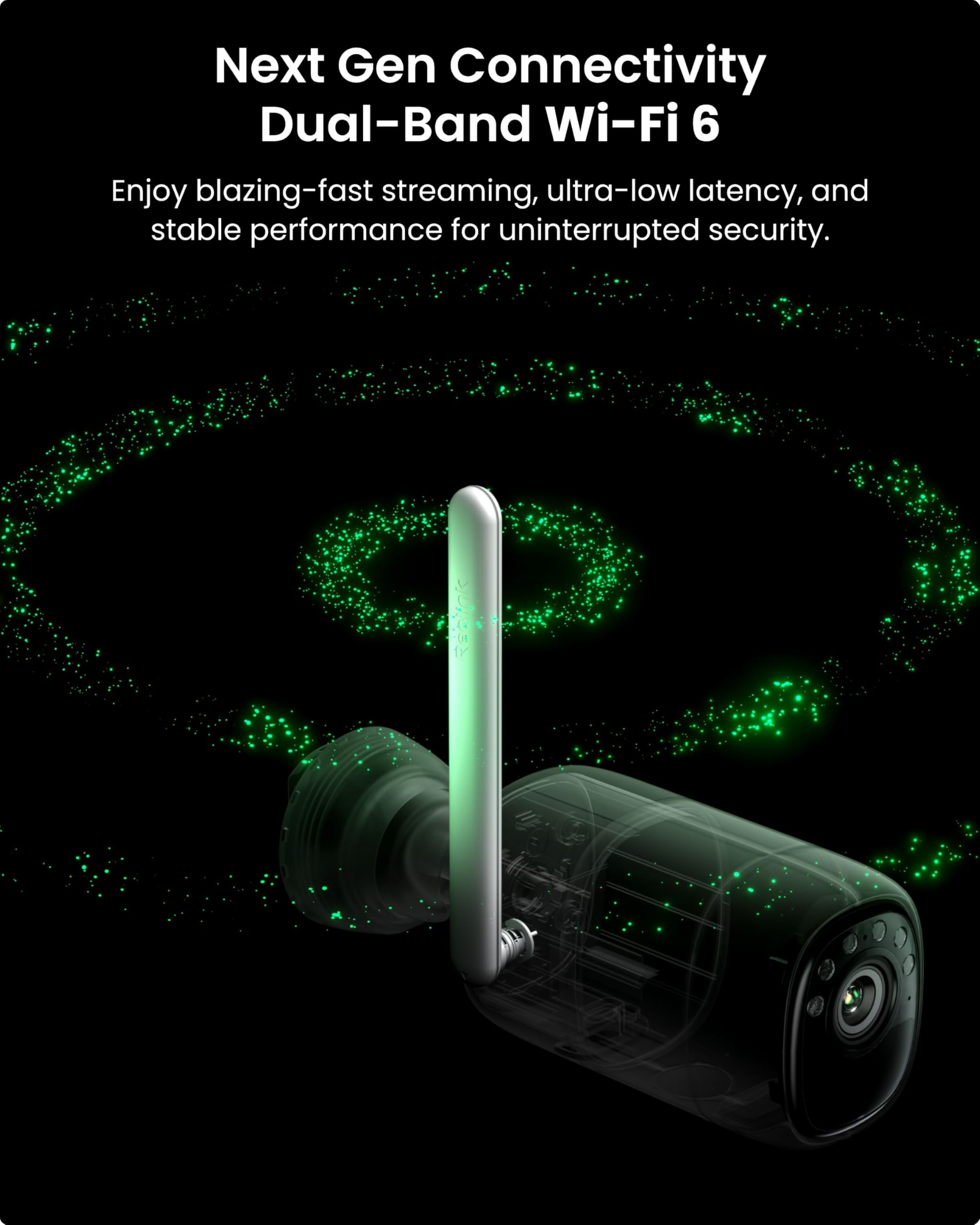 Reolink Bateria bezpieczeństwa nadzoru zasilana energią słoneczną kamera 4 MP, akumulator 20000 mAh, nagrywanie 24/7, Wi-Fi 6 2,4/5 GHz, inteligentne wykrywanie, Altas + panel słoneczny
