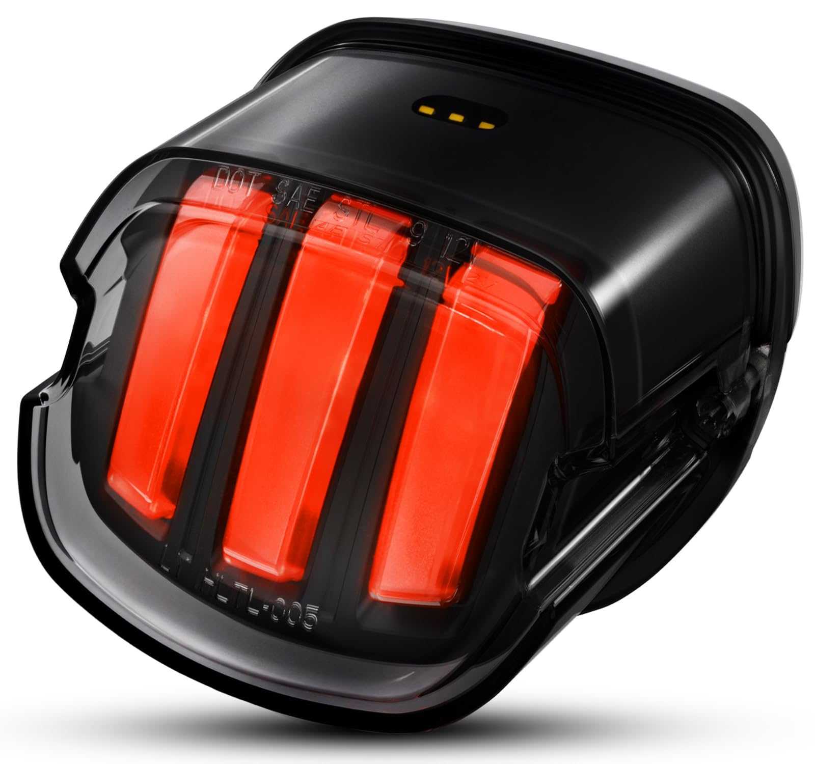 LED Brake Tail Light for Harley Dyna Sportster Touring Softail, Rear Taillight with Strobe Function, Plug & Play