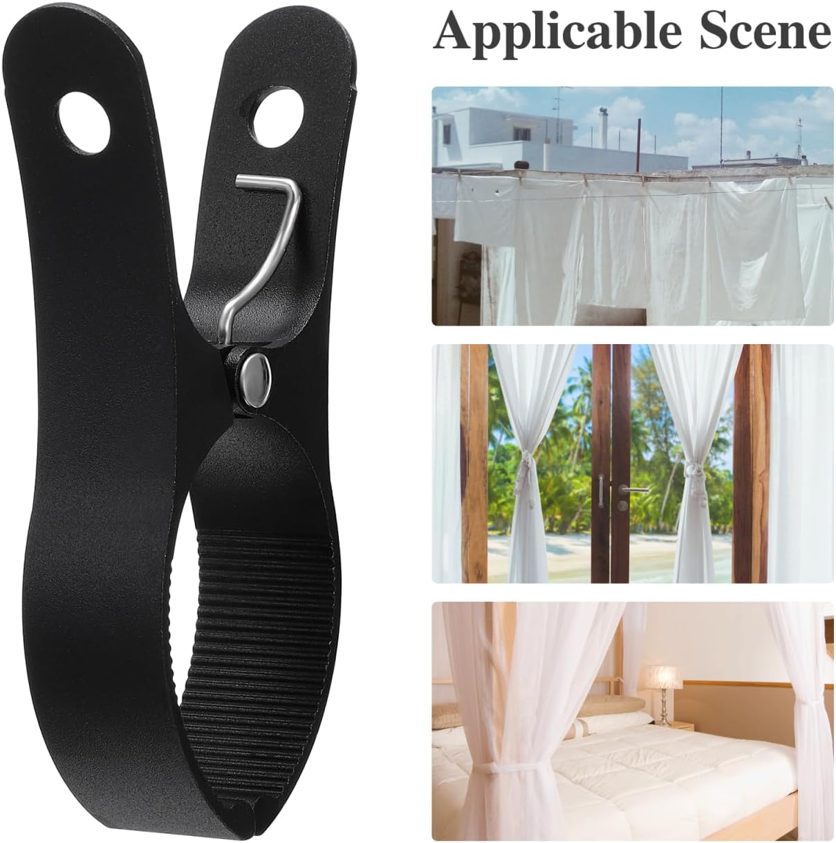 Clothes Clips Windproof Quilt Clamps with Non-Slip Teeth Heavy Duty Laundry Clips for Drying Clothes Towels Blankets Pants Skirts 2 Pack 4.13 X 2.16 X 0.78 in