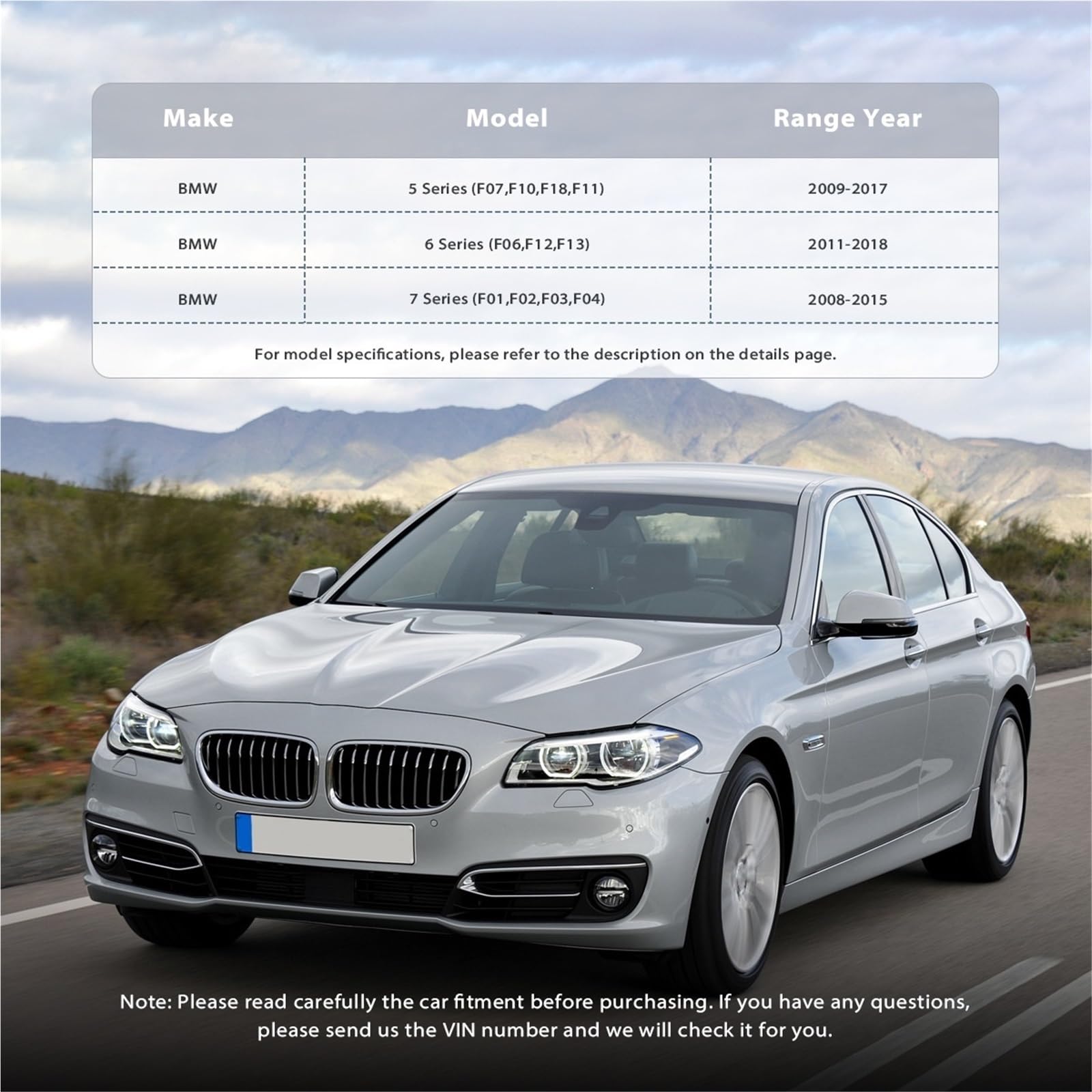 Kompatybilny z BMW serii 5 6 7 F10 F18 F07 F11 F12 F13 F06 F01 F02 F03 F04 Wahacz przedniego górnego zawieszenia 31126775967(A Pair)