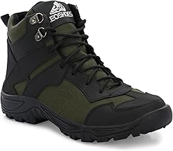 Leo Men's Black Waterproof Non-Slip Lightweight Outdoor Ankle Boots For Men