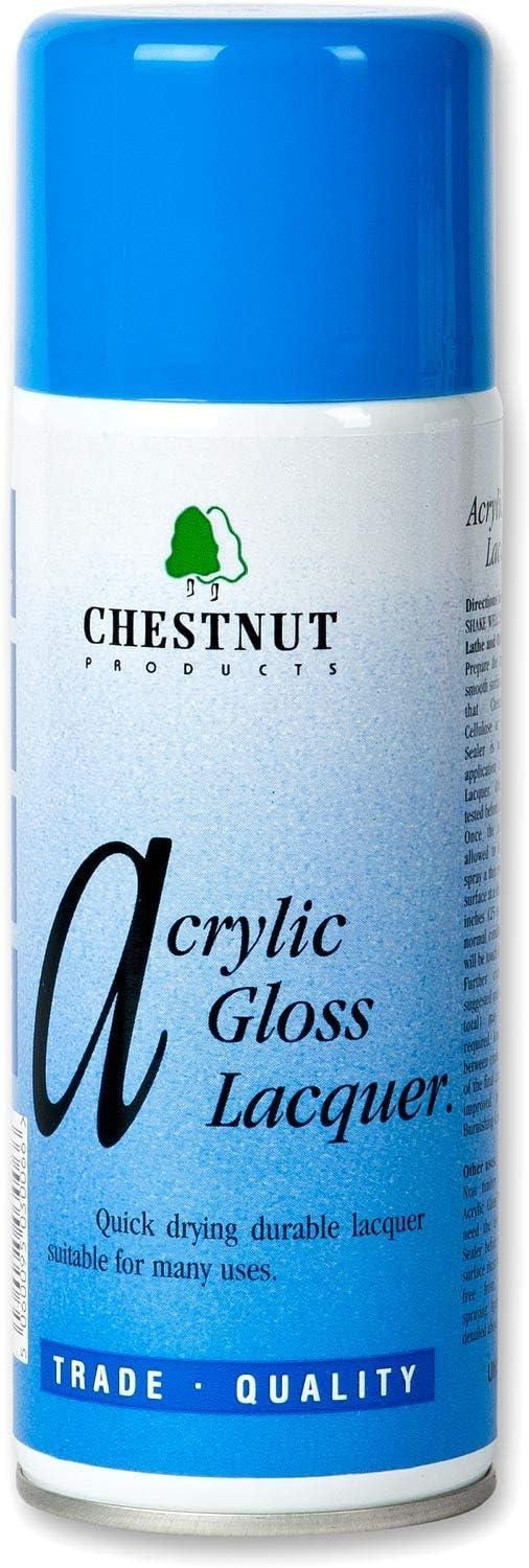 Chestnut AGL400 Acrylic Gloss Lacquer, 400ml Aerosol