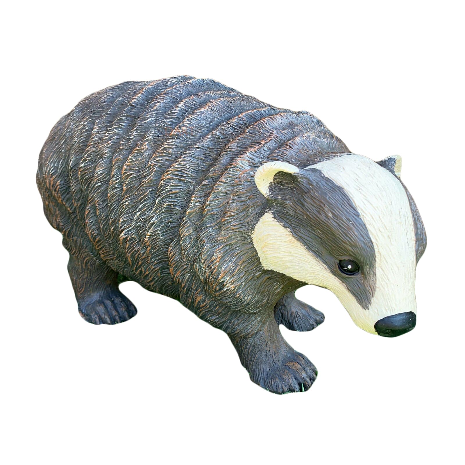 Darthome Brown Badger Garden Ornament Resin Wildlife Woodland Animal Statue