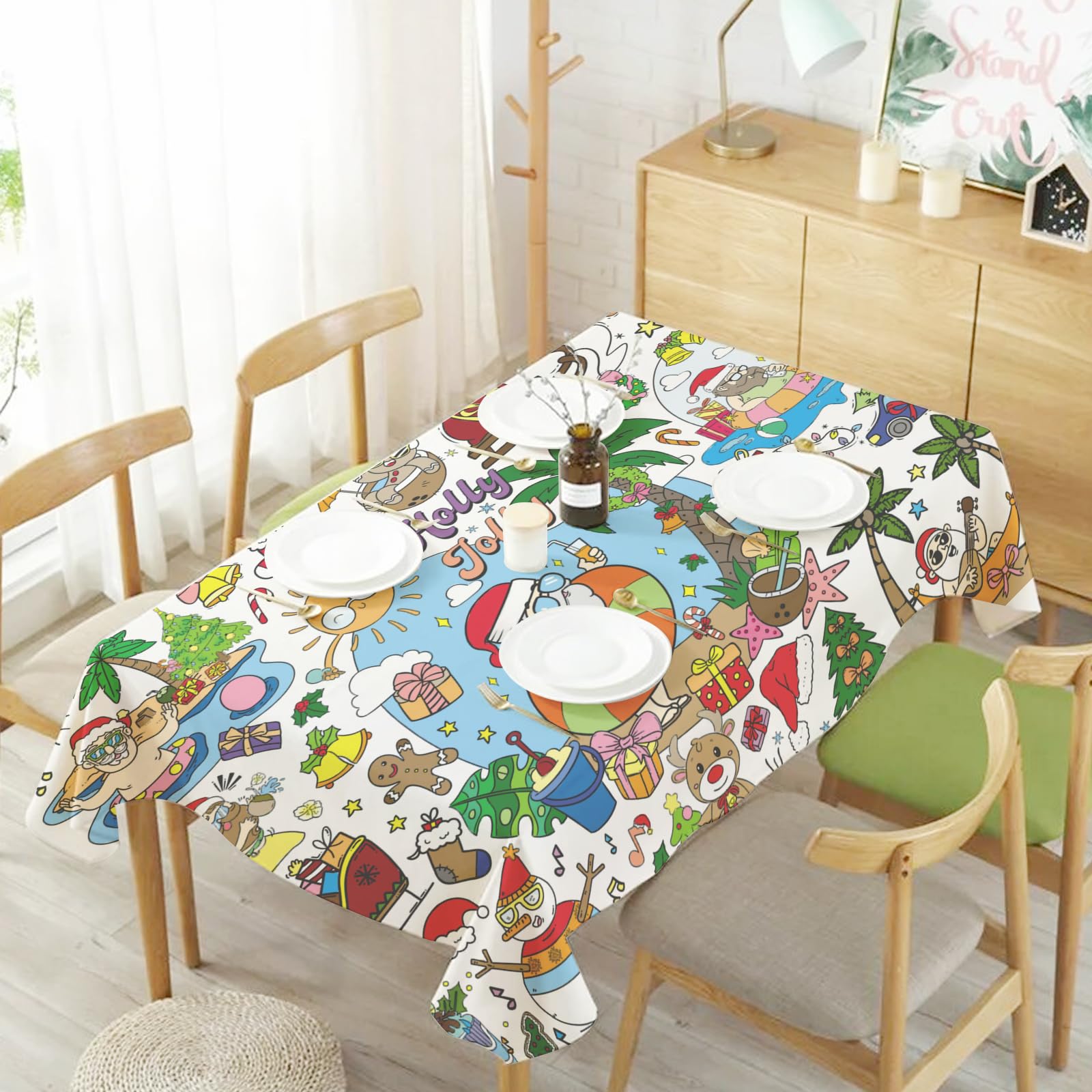 Riesiges Malposter Für Kinder – 80x110 Cm, Weihnachtsthema, Dickes Papier, Für Gruppenaktivitäten & Deko