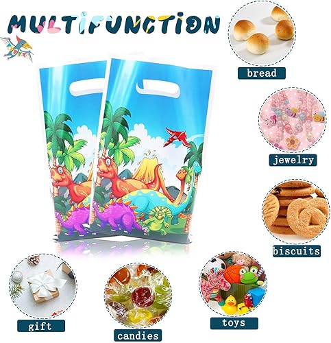 Miniatura 5 de Acehome 60 bolsas de regalo, bolsas de fiesta para niños, para fiestas divertidas, prefieren bolsas de regalo de cumpleaños, recompensas escolares