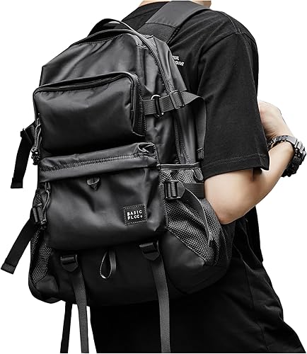 Miniatura 8 de Mochila escolar para estudiantes, a1-Negro, Mochilas de mochila