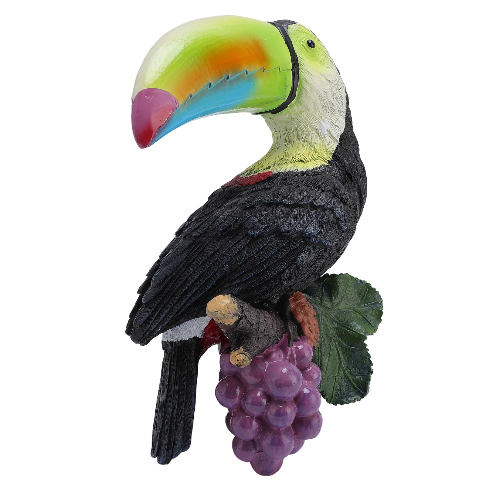 Décor d'arbre de toucan Herchr statue de jardin suspendue sculpture d'oiseau