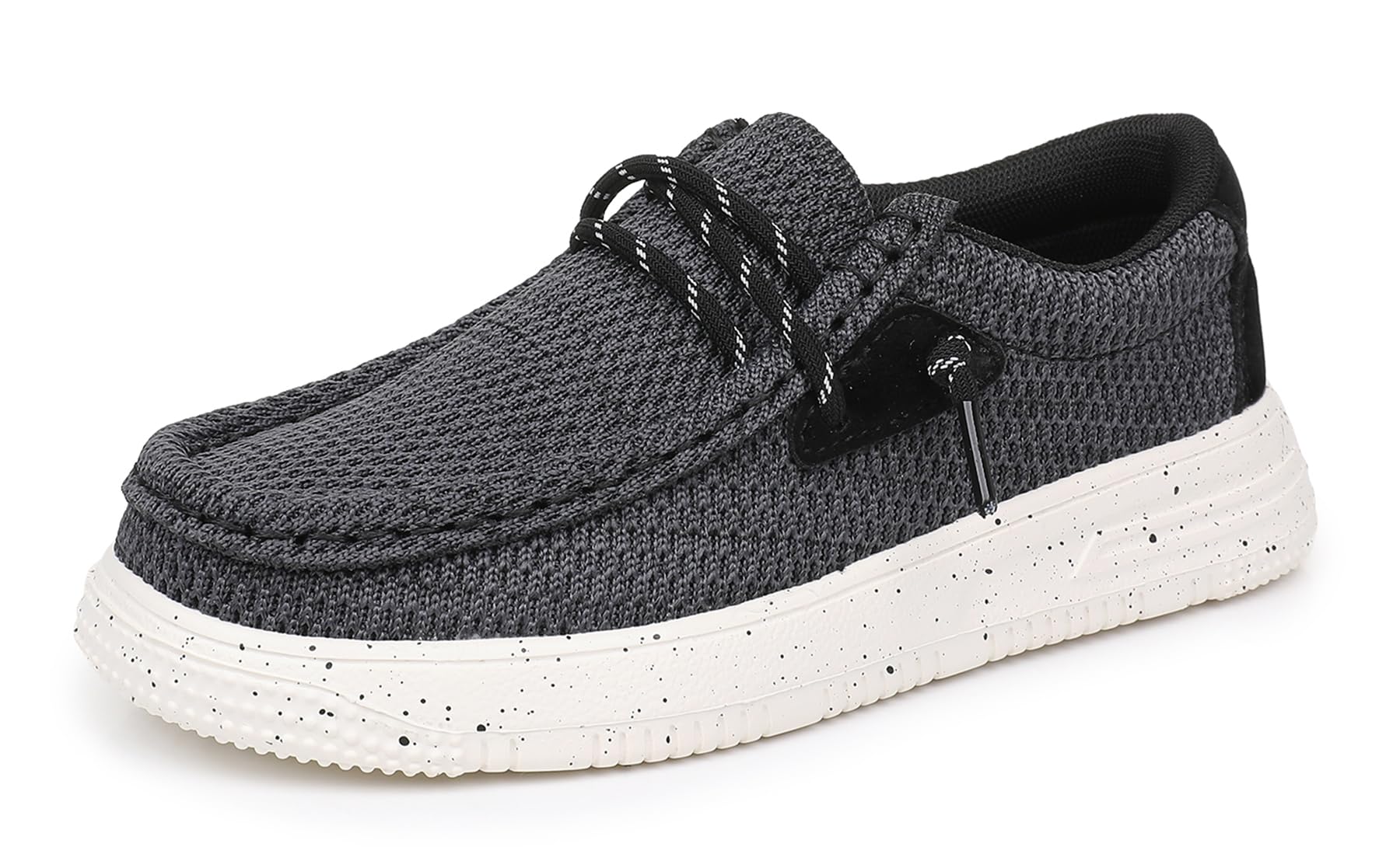 Ahannie Kids Slip On Loafers Boys Girls Casual Dress Shoes