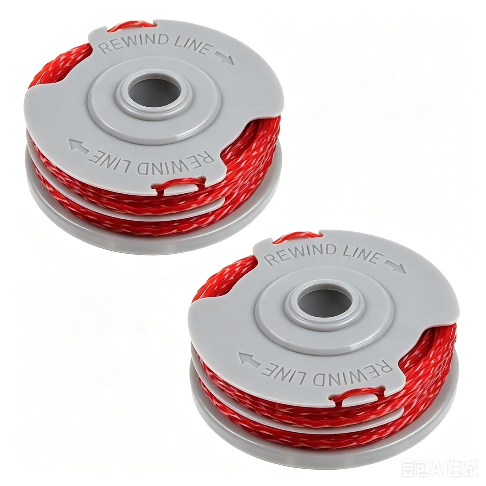 2 Pcs Strimmer Spool for Flymo,Lawn Mower Twin Line Spools Replacement,1.5mm Strimmer Wire Grass Mini Trim Contour Xt Spool Trimmer Cord Spares,String and Decker for FLY021/FLY0060/513937190 lawnmower