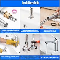 Beelee G3/8 x M10 csatlakozó tömlő vízcsap hosszabbító adapter 5