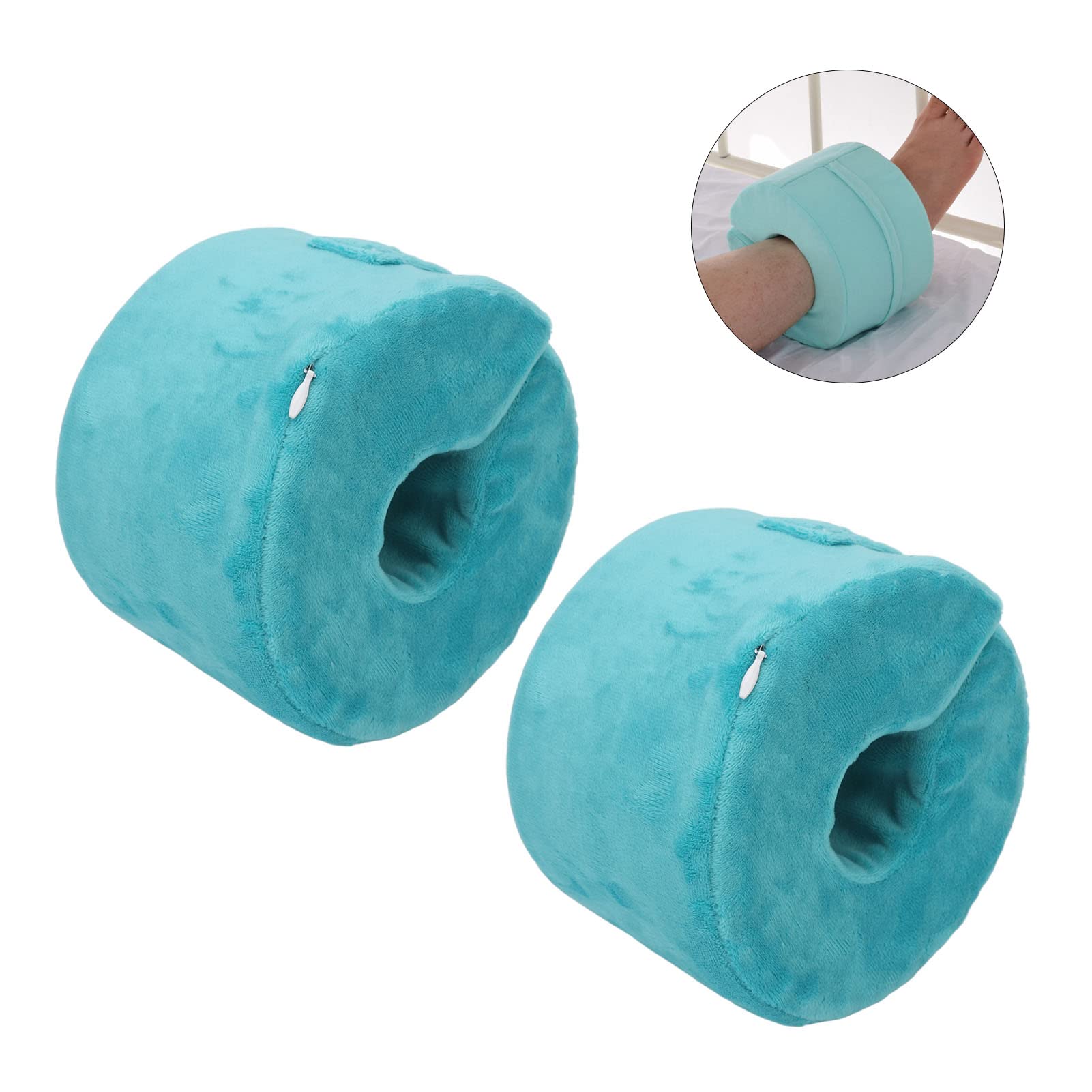 Almohada de Elevación de Pie, 2 uds., Protector de Tobillo, Almohada de Talón de Pie Elevado, Descanso de Piernas, Almohada Postoperatoria para Dolor de Cama a Presión de Pie