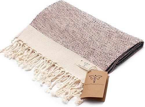 Miniatura 4 de Smyrna - Toallas de mano turcas originales, 100% algodón, prelavadas, 16 x 40 pulgadas, toalla decorativa de baño para manos, cara, cabello,