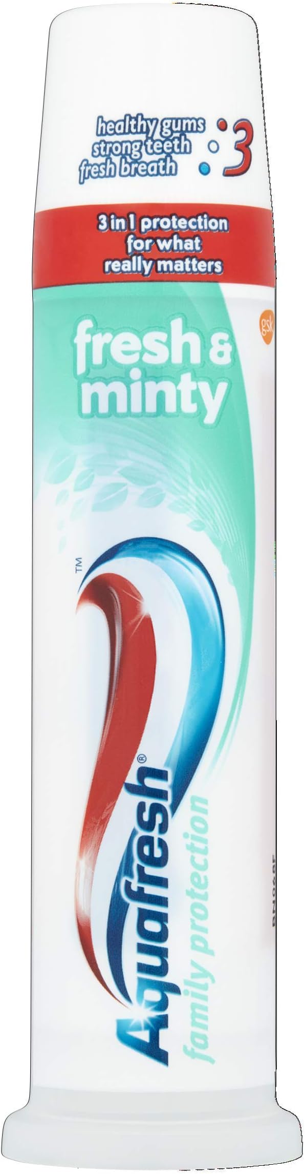Aquafresh Toothpaste Family Protection Fresh & Minty Pump 100 ml
