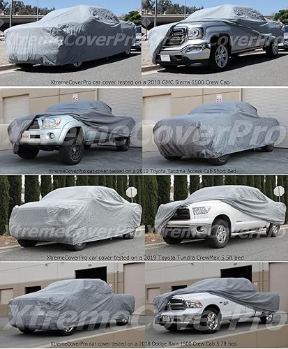 Miniatura 6 de Funda de coche para Toyota Tacoma de doble cabina de 6 pies para camioneta XtremeCoverPro Gold Series 2005 2006 2007 2008 2009 2010 2011
