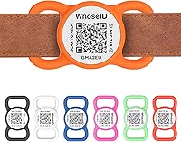 Vista 8 de WhoseID Etiqueta para perro con código QR con NFC, etiqueta de identificación de mascota personalizada, etiqueta de identificación de perro