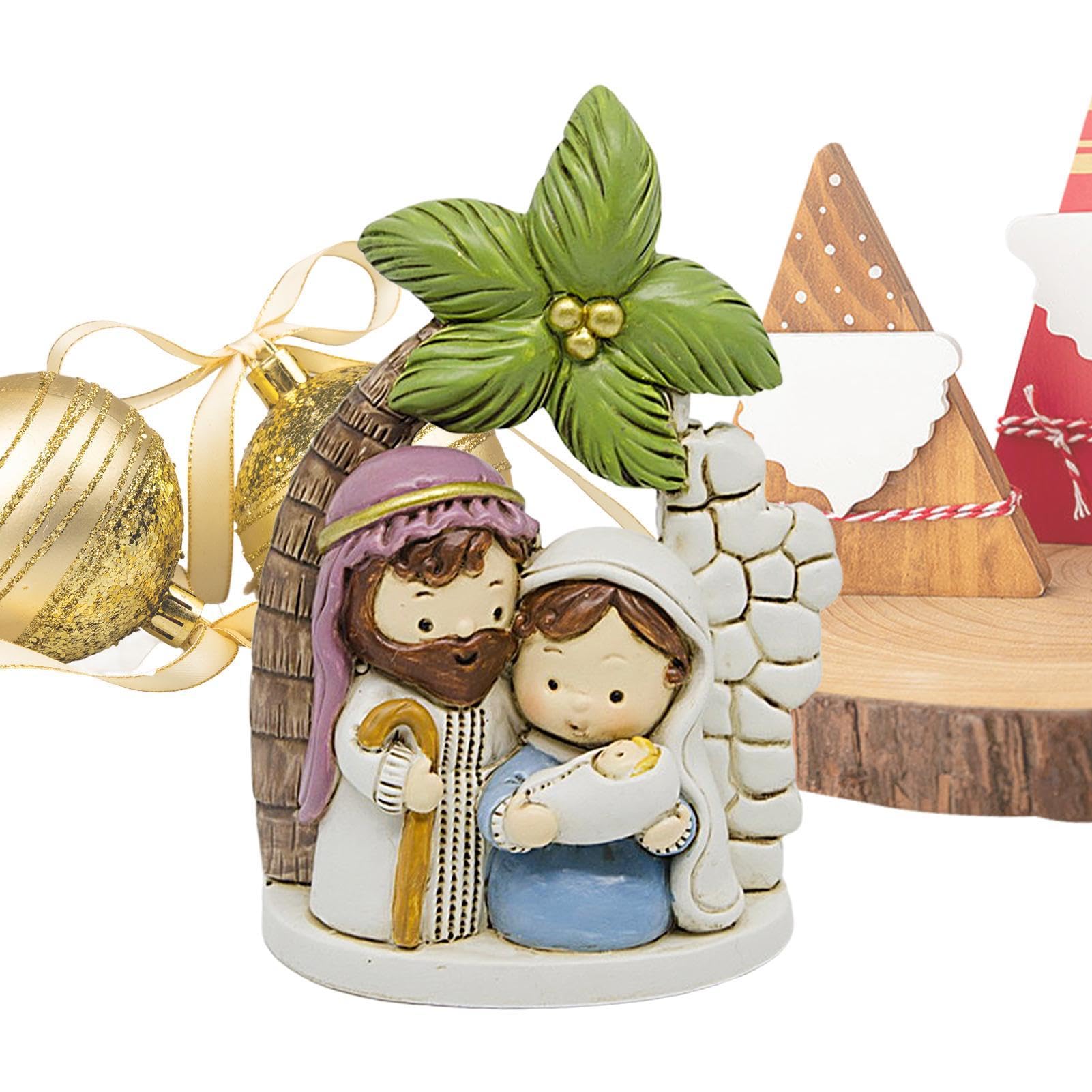 Figuras De Belenes Precios Glitzhome Juego De 12 Figuras De Belén De Resina  Azul De Lujo, Adornos De Navidad, Escenas De Mesa, Juego De Figuras  Coleccionables, Estatua De Encimera, Miniaturas, Accesorios De, image size:1601x1601