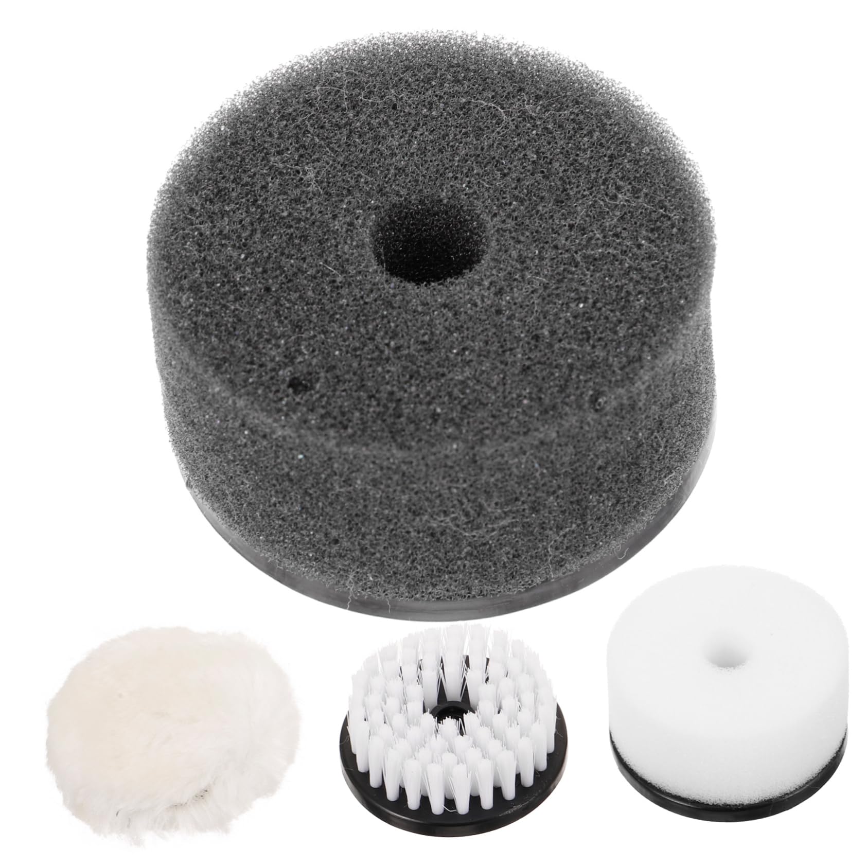 minkissy Cepillo para Pulir Juego De Cepillos para Quitar El Polvo Almohadillas para Pulir Pulidores para Limpieza Aplicador Abrillantador De Zapatos Limpiador 4 Piezas x 4