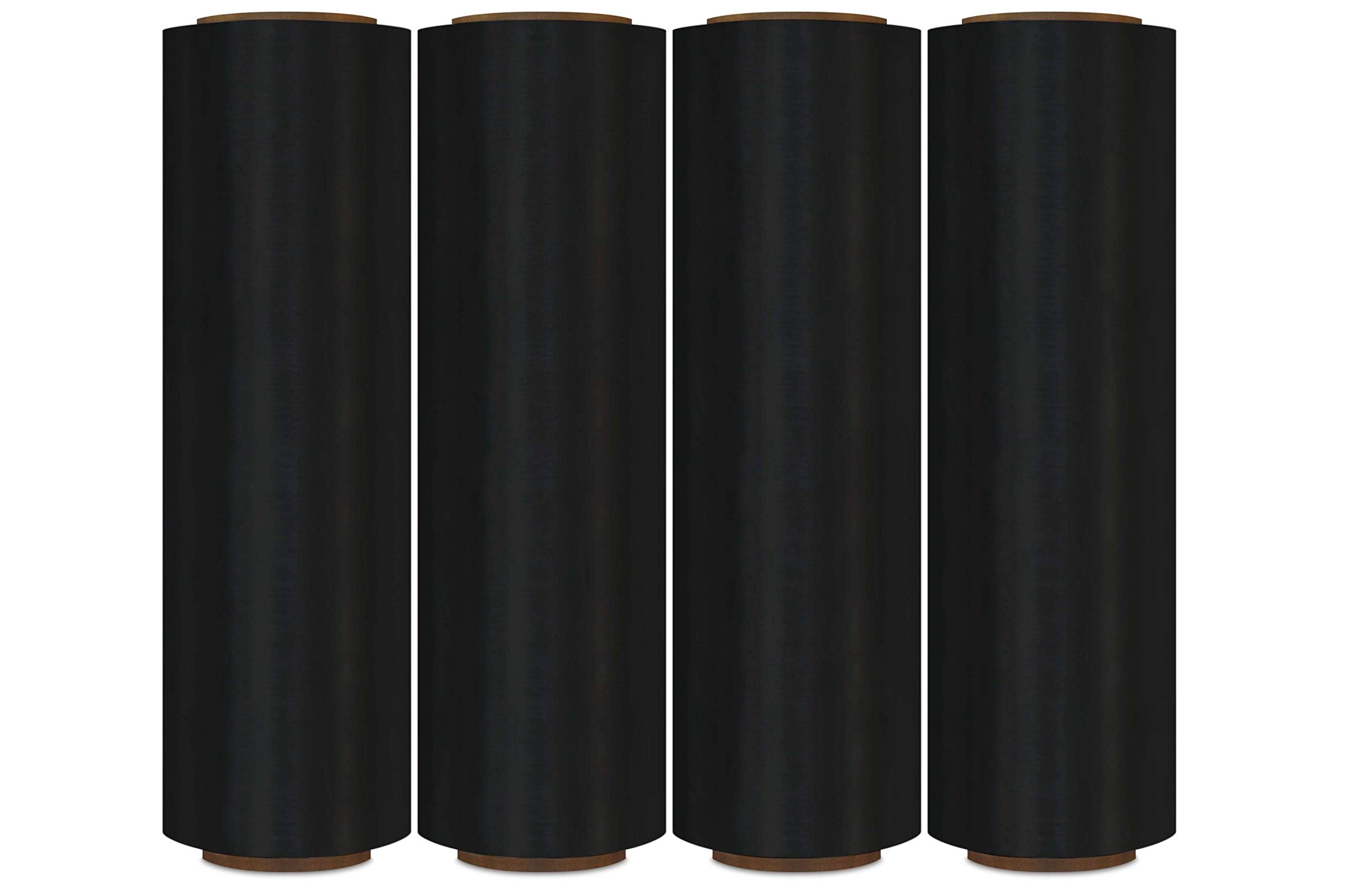 Buy MMBM Black Stretch Wrap, 20 Inch x 5000 Feet, 80 Gauge, 1 Pack, Colored Plastic Cling
