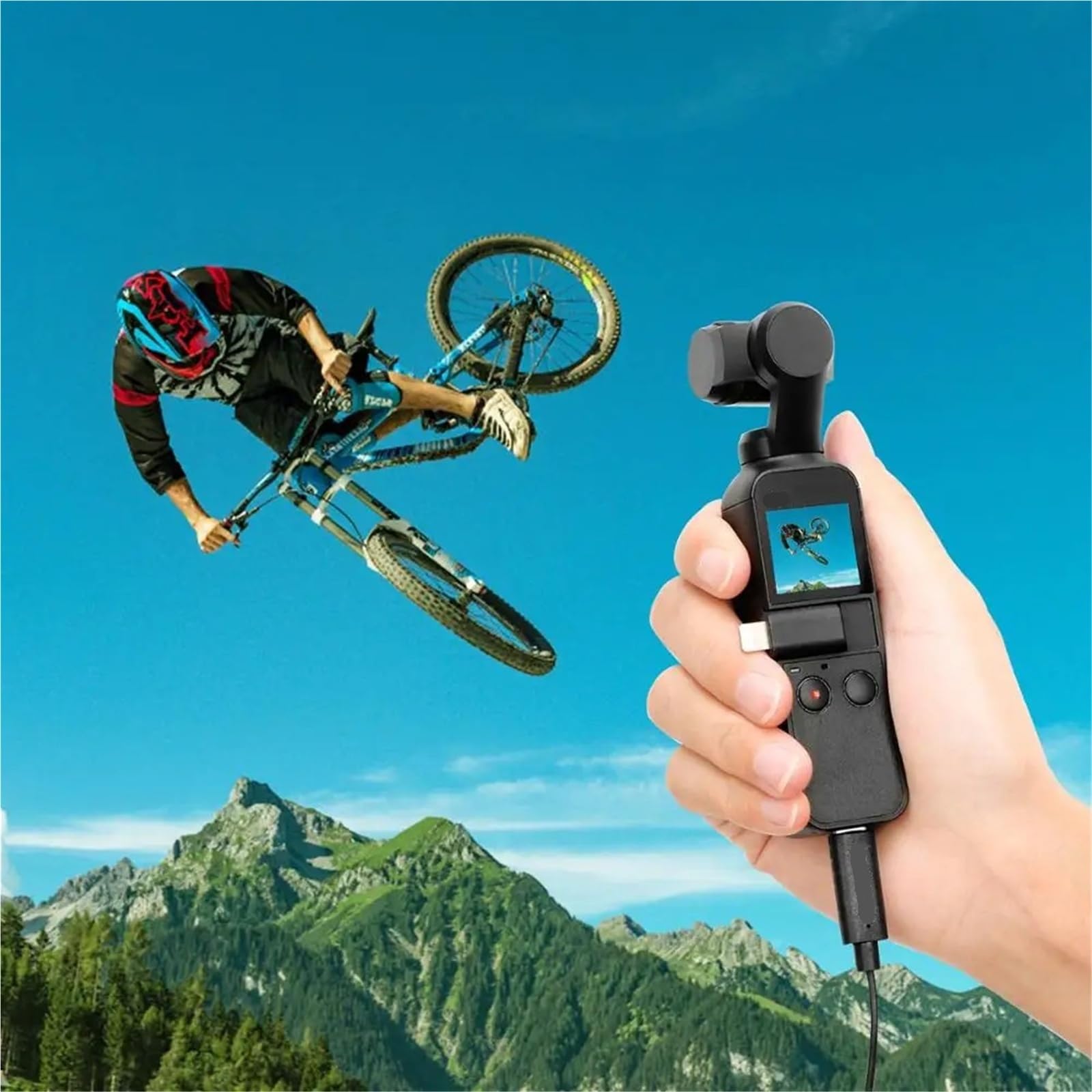 Micrófono de solapa compatible con DJI OSMO Pocket, conector USB-C, ideal for grabación de vídeo y vlogs.,Accesorios