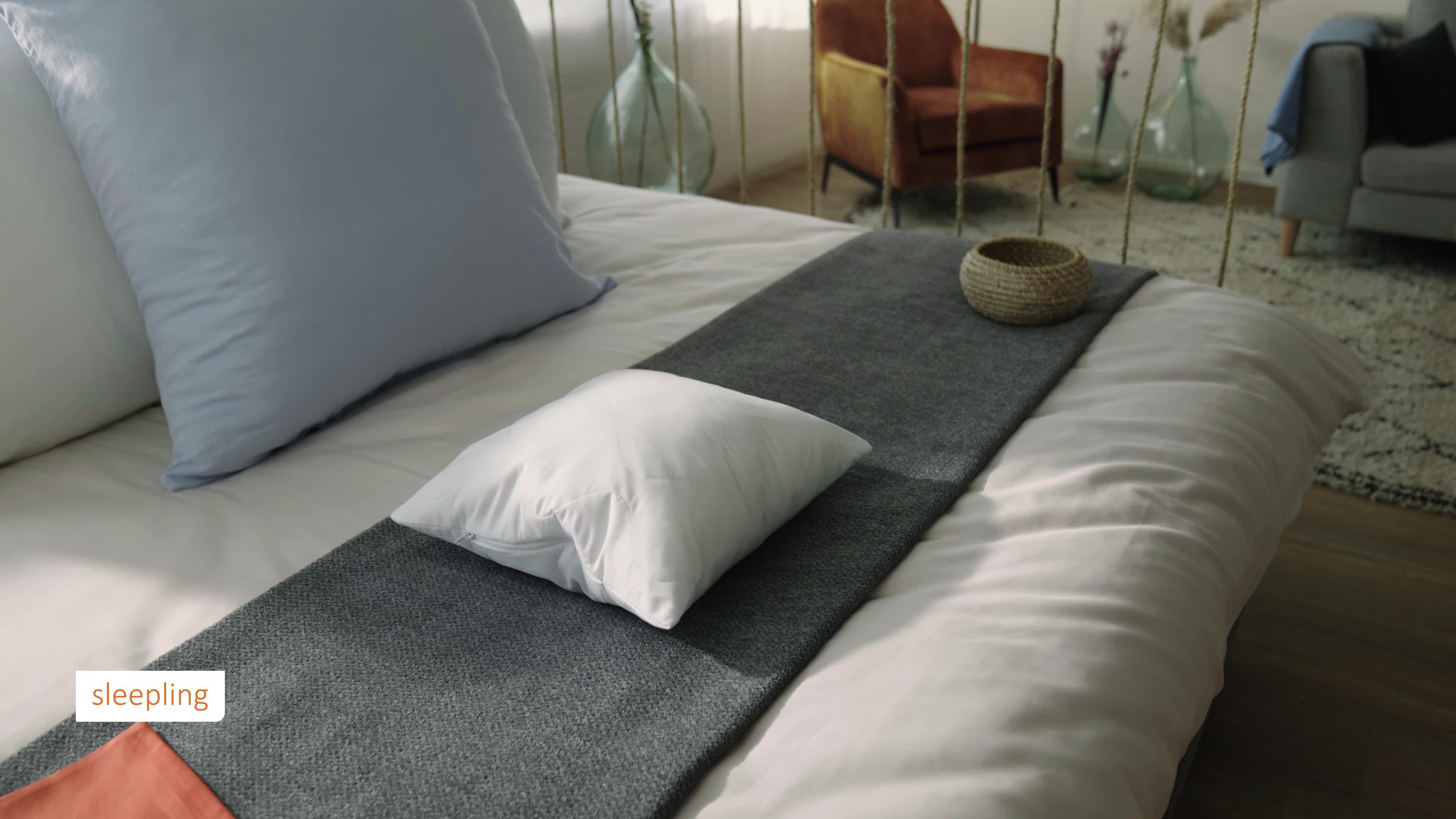 Sweetnight Kopfkissen 80x80 Cm 2er Set – Weich & Stützend Für Bauchschläfer (1300g Füllung)