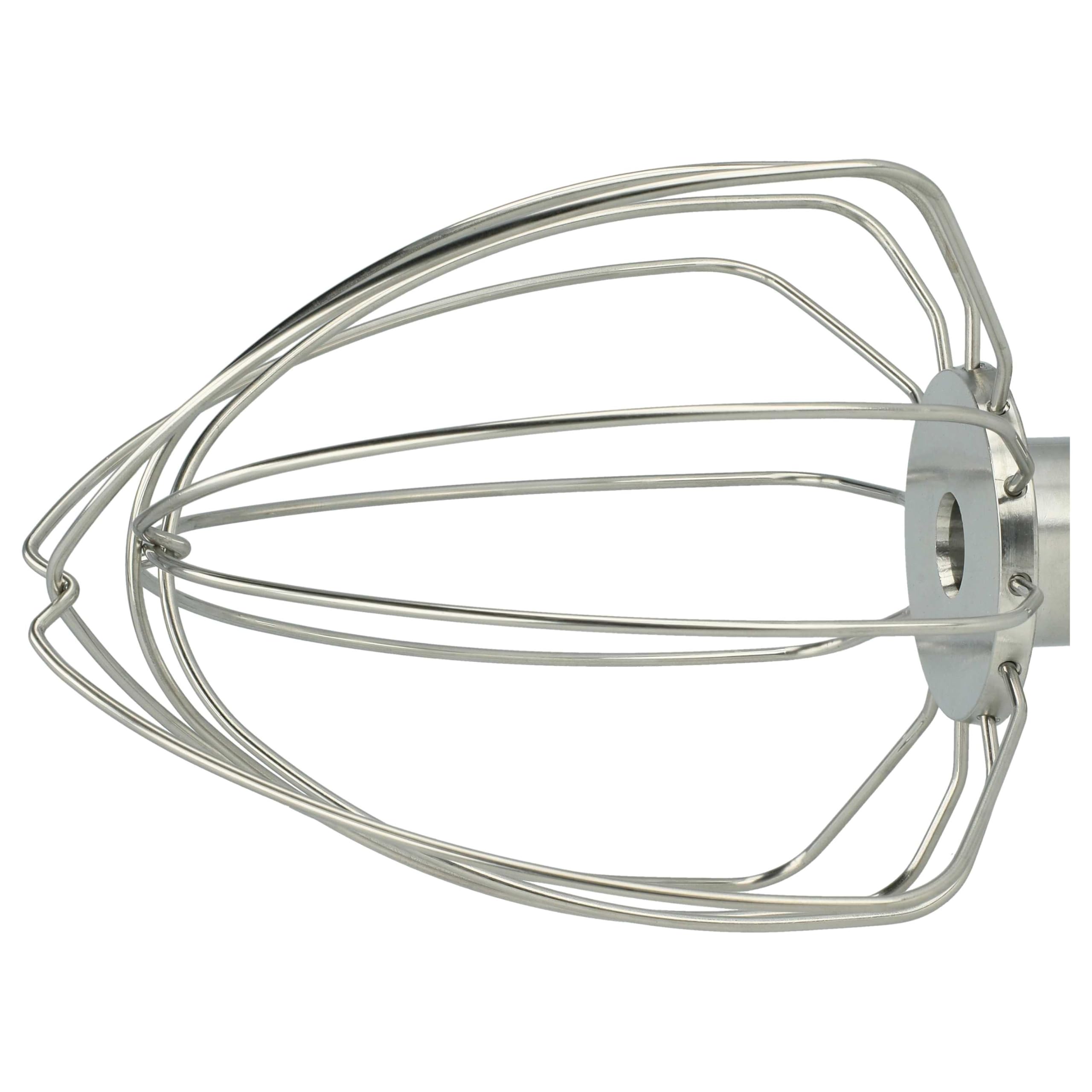 vhbw 3-tlg. Ersatzteil-Set Ersatz für KitchenAid 5KSM5THWWSS für Küchenmaschine - Schneebesen, Flachrührer, Knethaken