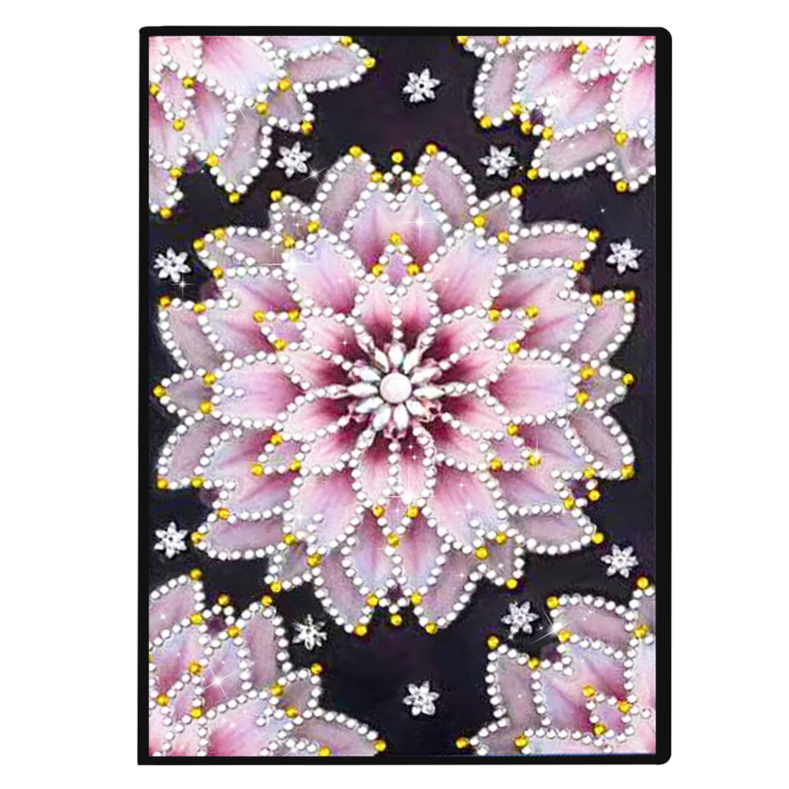 Diamond Painting Journals Notebooks Special Shaped with Tools Gem Art Sketchbook PU Diamond Art Hardcover Dairy Book for DIY Gifts and Festive Occasions