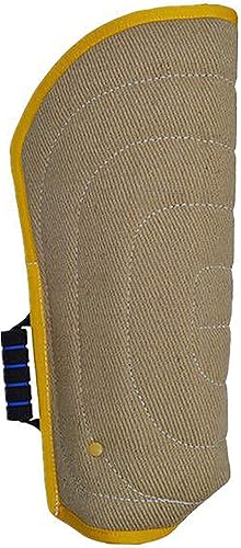 Morezi Protección de entrenamiento para mordeduras de perro, yute resistente duradero, ajuste Pit Bull pastor alemán mastín, cachorro pequeño perro