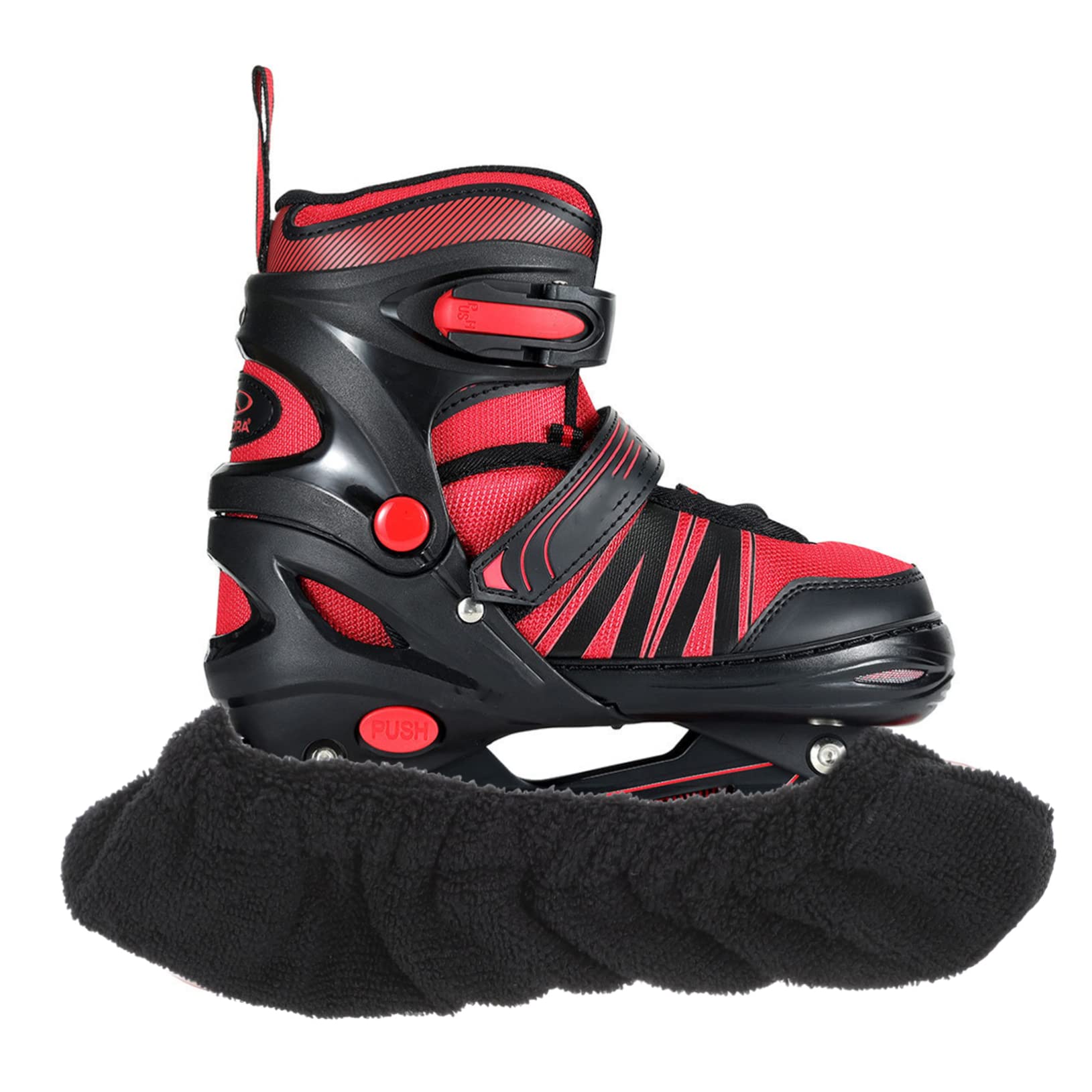 BESTonZON 2 Series Cubiertas De Microfibra para Hielo De para Cuchillas De Patinaje Absorbentes Y Portátiles Compatible con Artísticos Hockey 2 Pares*2