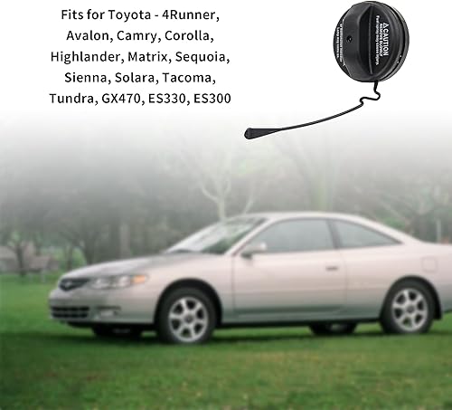 Miniatura 5 de Tapa de llenado del depósito de combustible 77300-33070 se adapta a Toyota 4Runner Avalon Camry Corolla Highlander Matrix Sequoia Sienna Solara