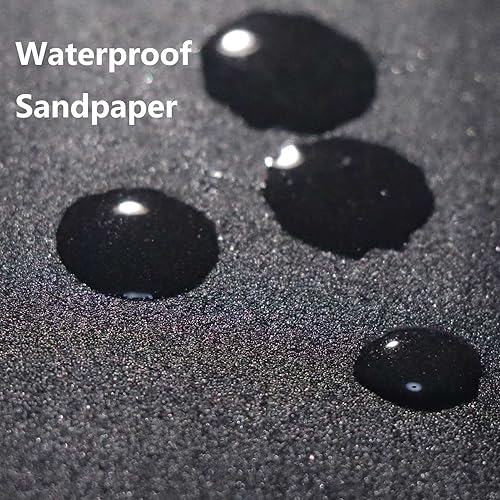 Miniatura 4 de Lijadora de detalle de micro cremallera, 70 unidades de lijadora de grano 400 600 800 1000 1500 2000 3000, 3.5 x 1 pulgada micro lijadora para