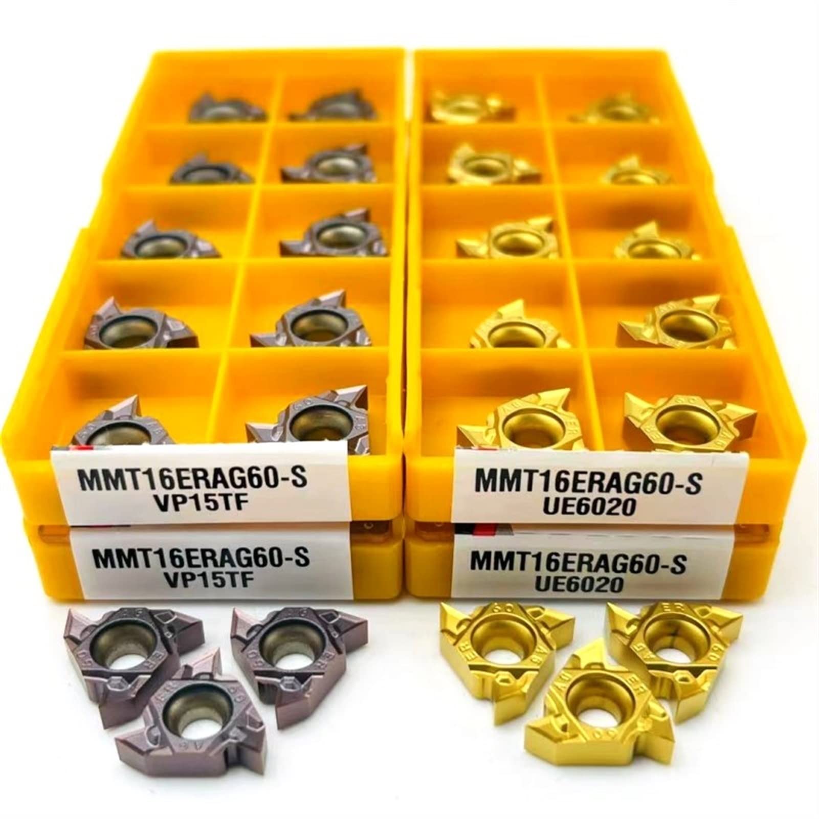 Thread Tools 16ER Carbide Cutting Tools Thread Tools TMP1105 (Size : 10PCS(1box), Color : 16ER AG60-S VP15TF)
