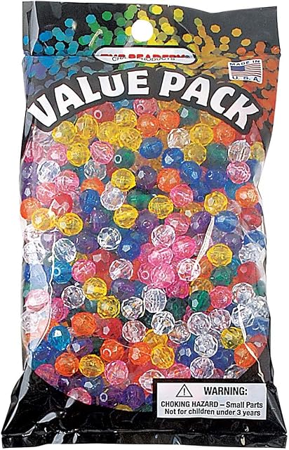The Beadery 710V029 8mm Perles à facettes, 900 Pièce multicolore