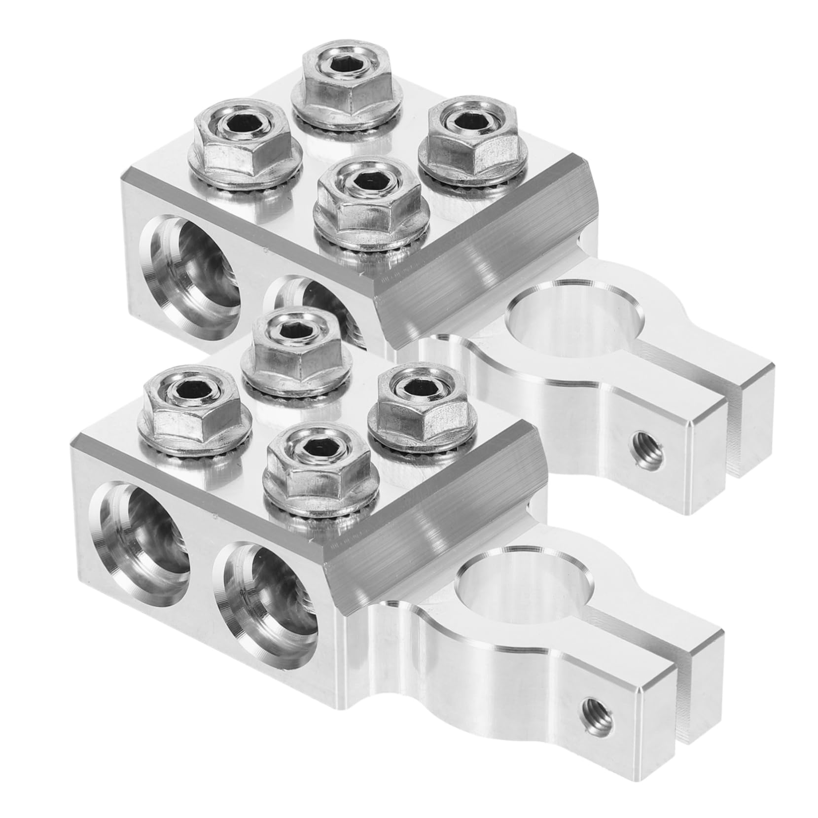VALICLUD Interrupteur de Déconnexion de Batterie et Prévention des Risques Électriques Performance Fiable en Alliage D'aluminium Argenté pour Voiture